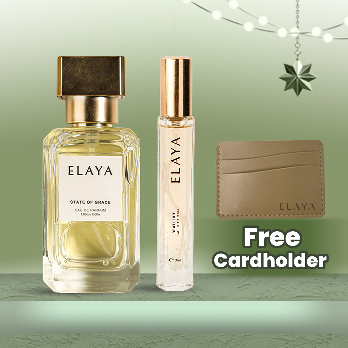 Elaya Parfum EDP Bundle 55ml + 10ml Free Card Holder